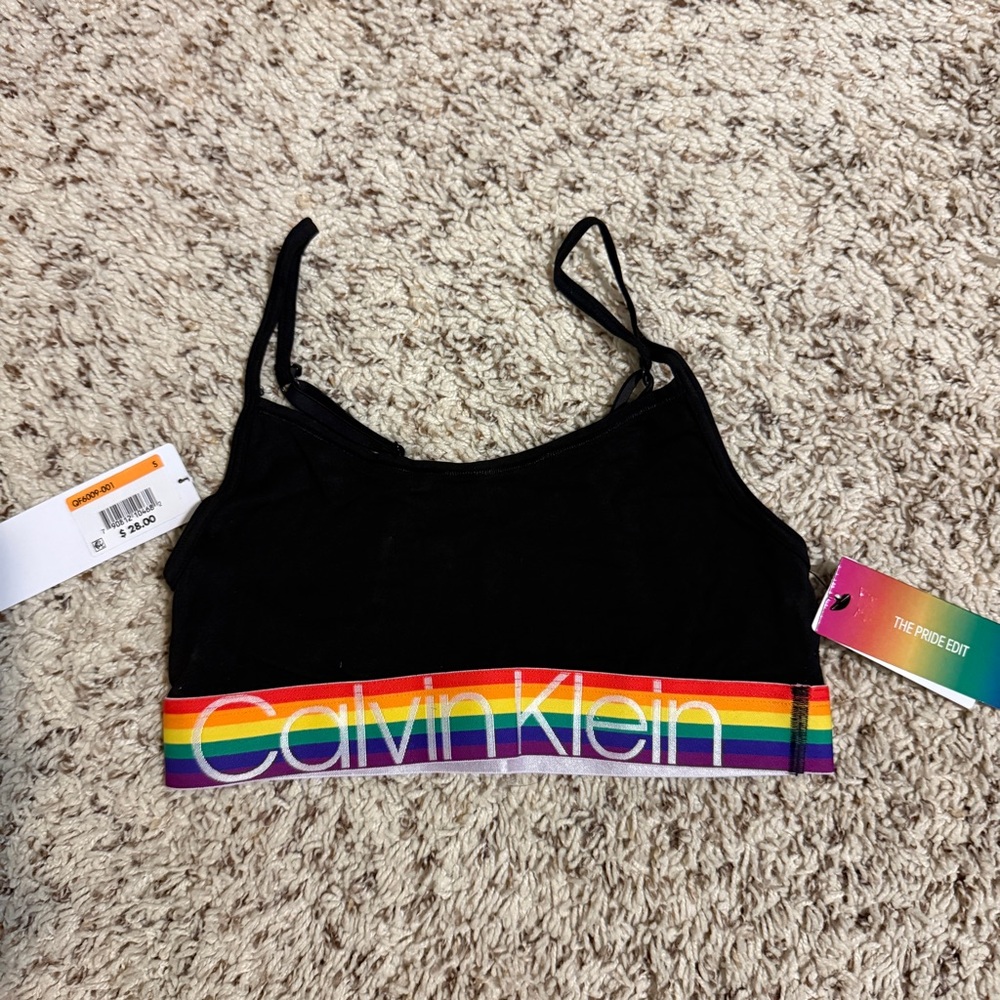 Calvin Klein Modern Cotton Pride Unlined Bralette S size